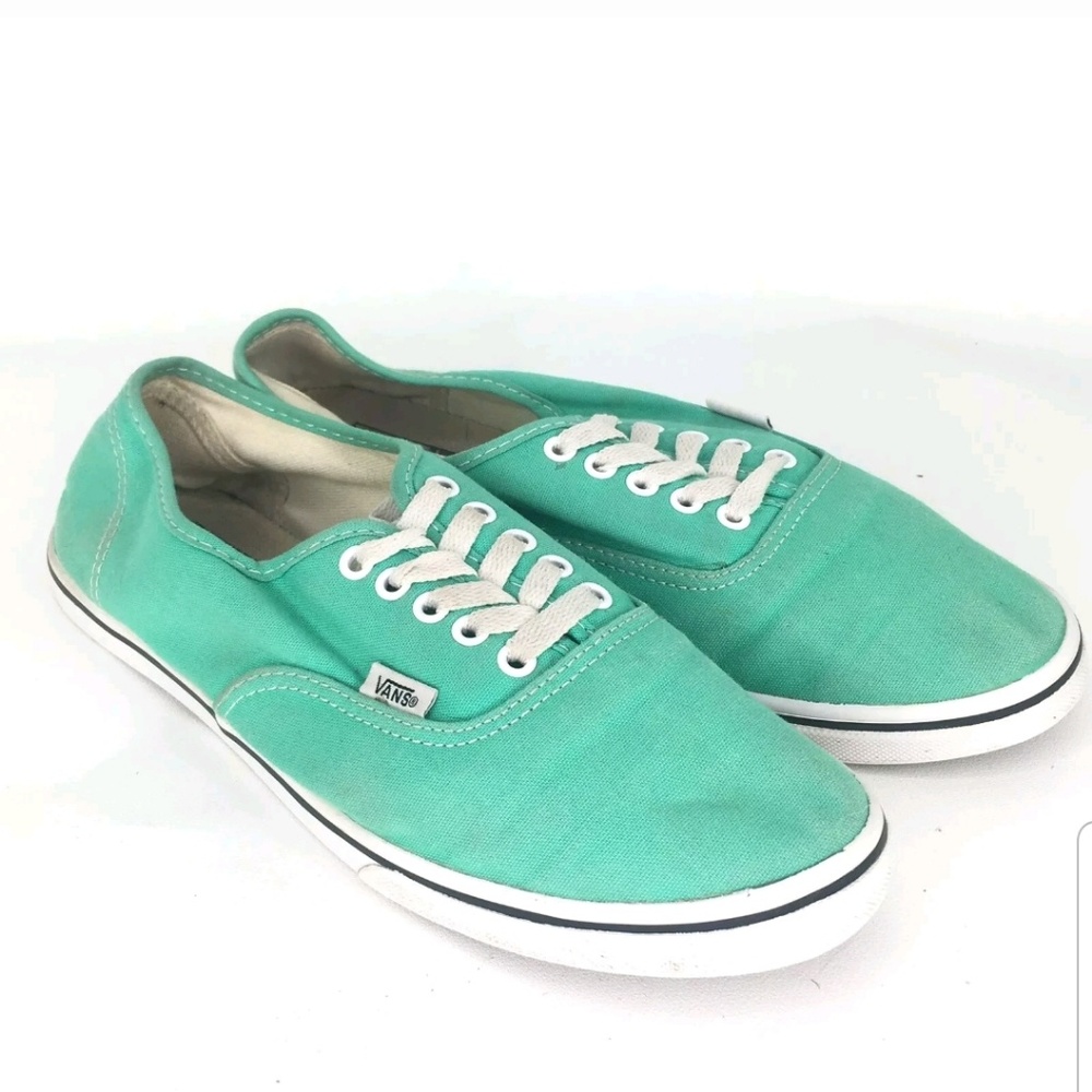 Vans Unisex Womens Mens Seafoam Green Canvas Shoes